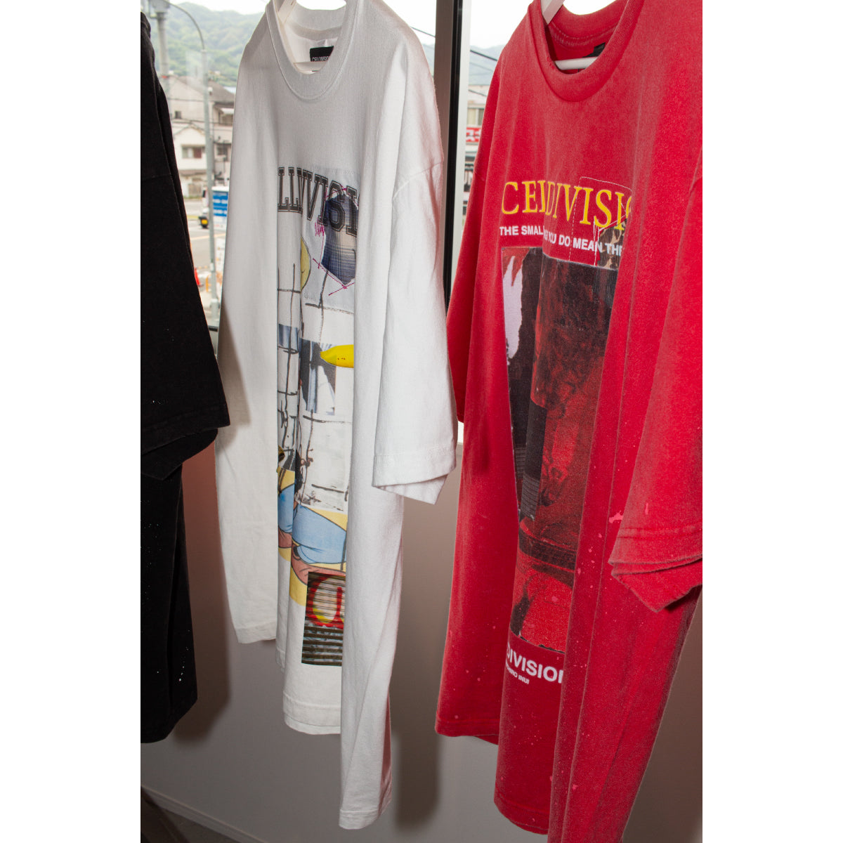 Vintage Style Damage T-shirt / Red