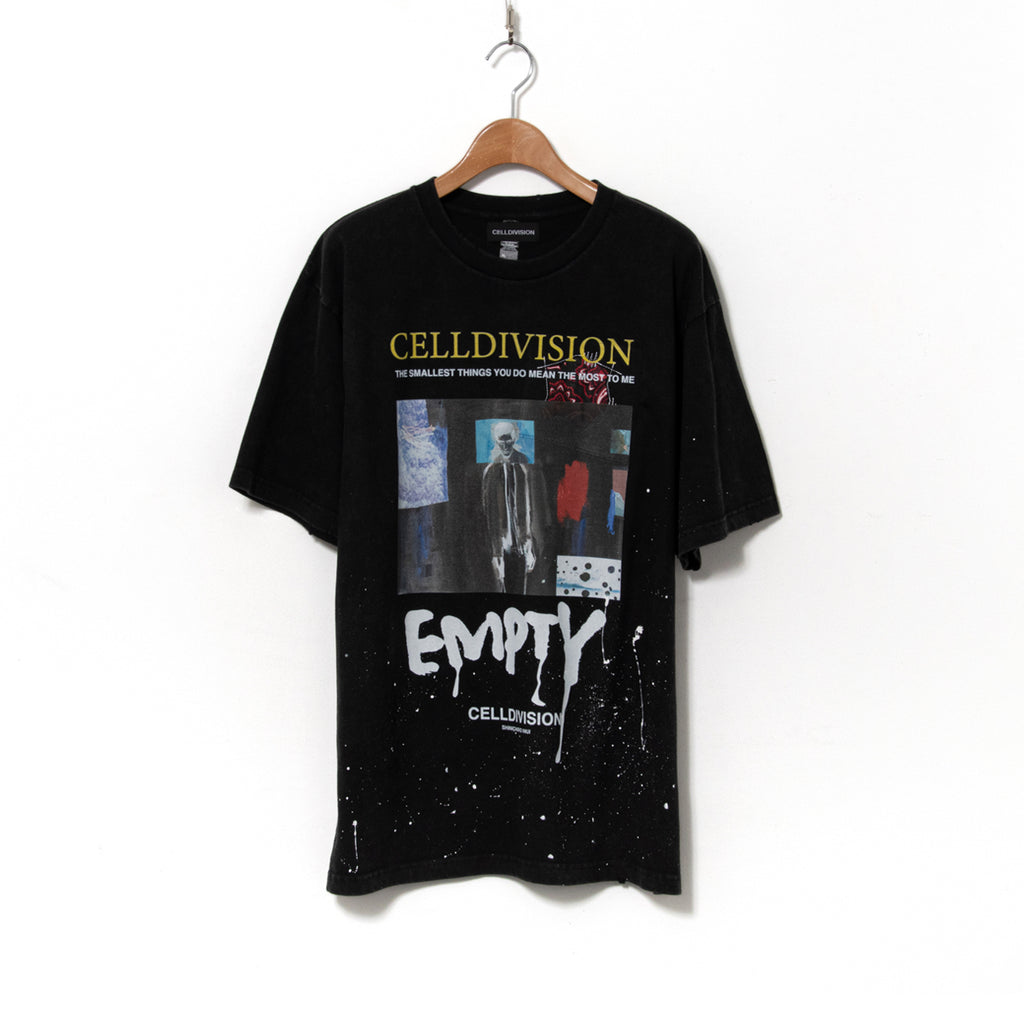 Vintage Style Damage T-shirt / Black