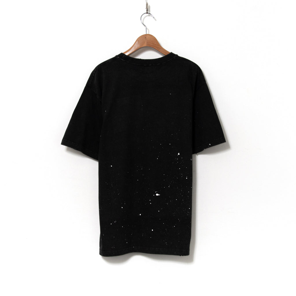 Vintage Style Damage T-shirt / Black