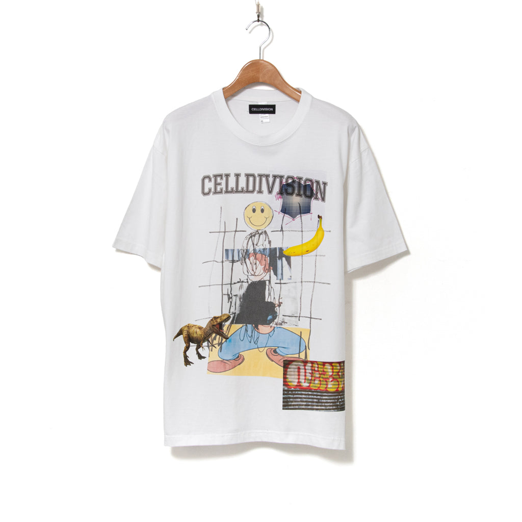 Vintage Style Damage T-shirt / White