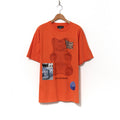 Vintage Style Damage T-shirt / Orange