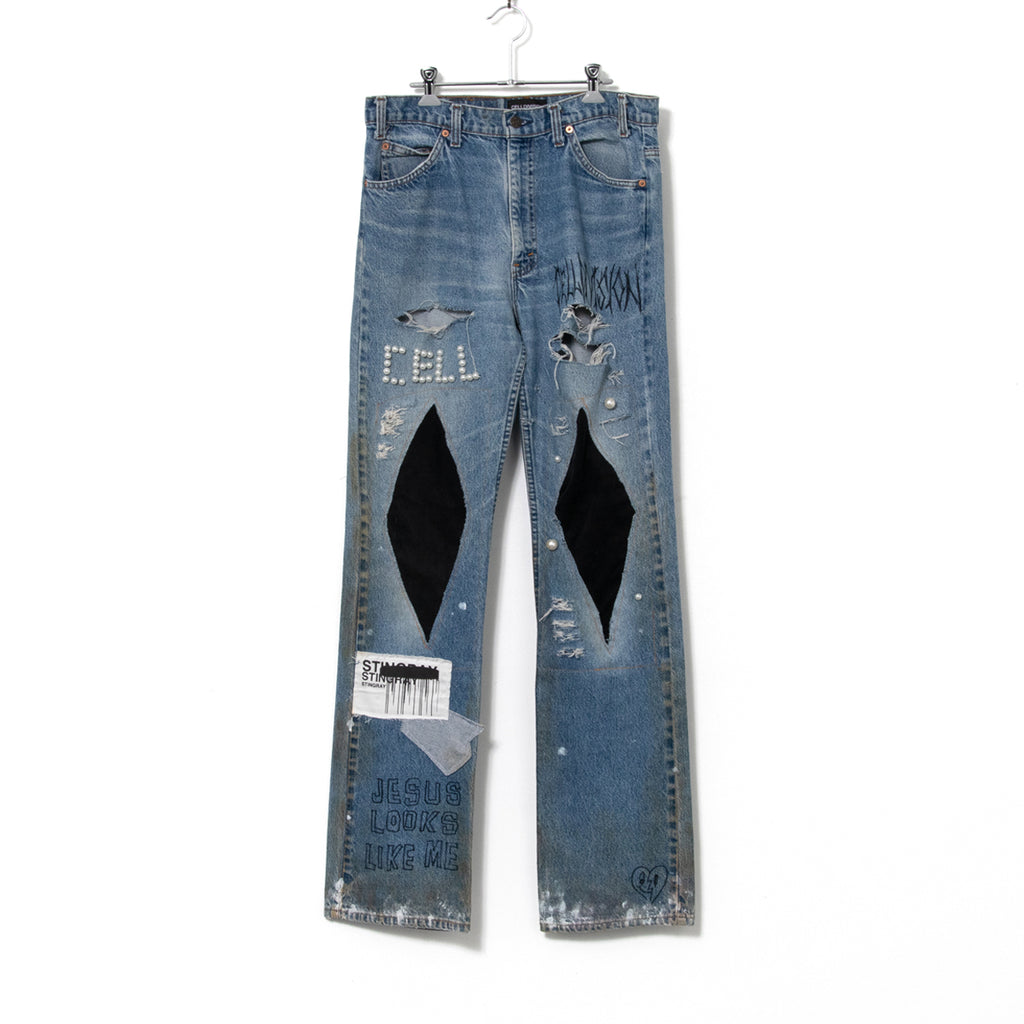 Remade Denim Pants No.31