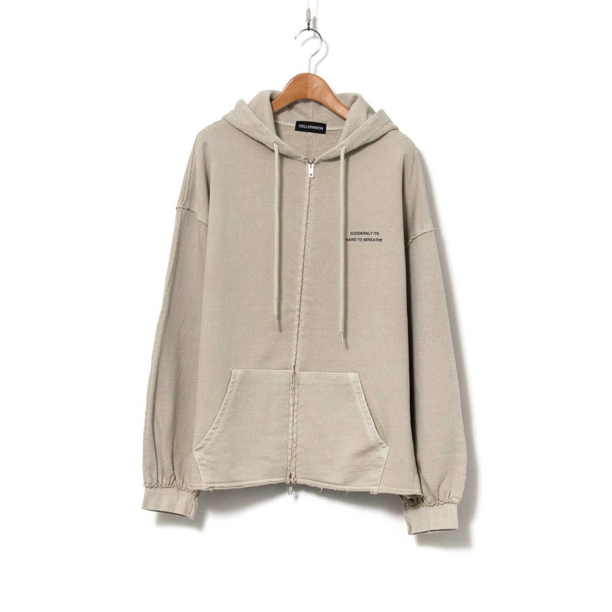 Zip Hoodie / Beige