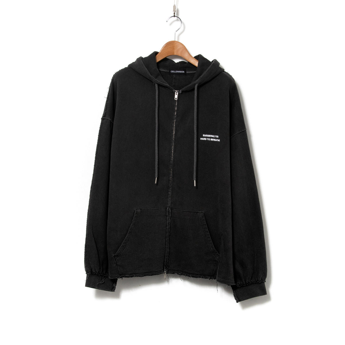 Zip Hoodie / Black