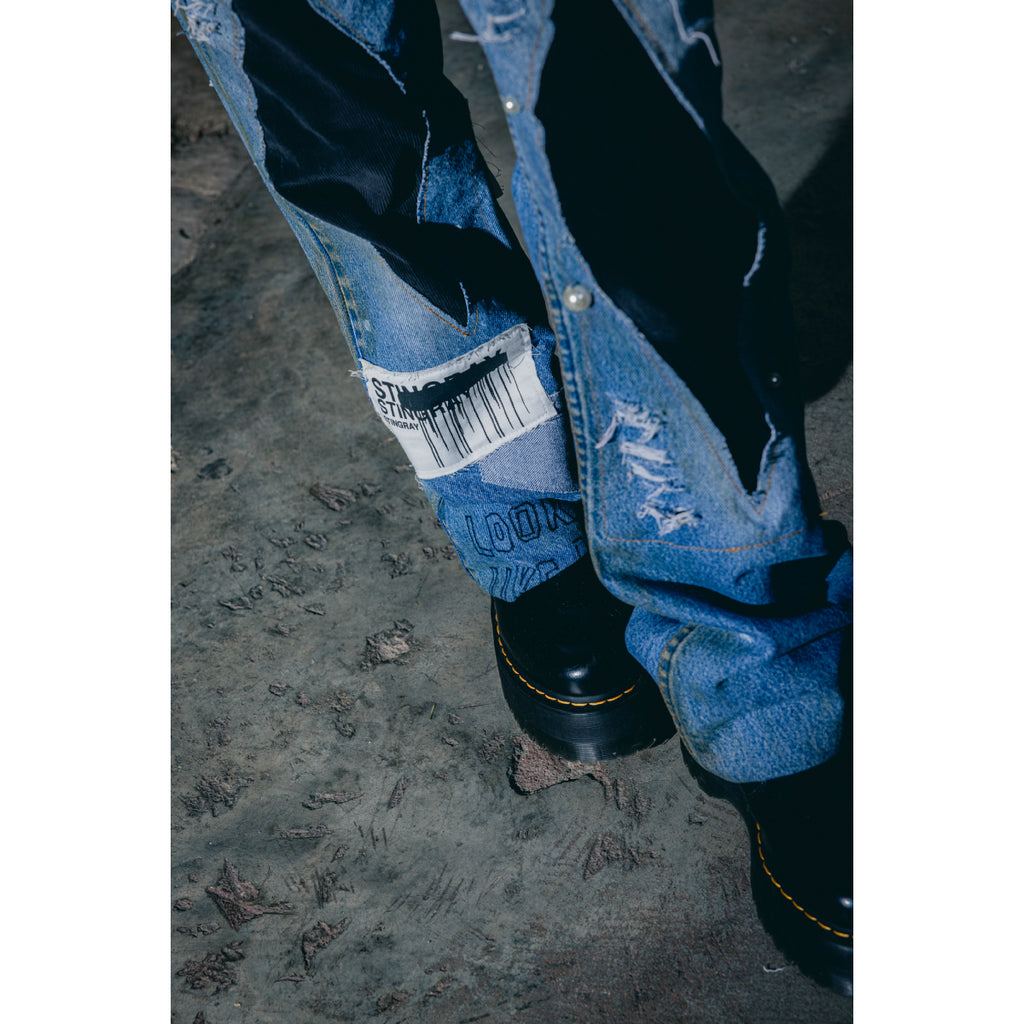 Remade Denim Pants No.31