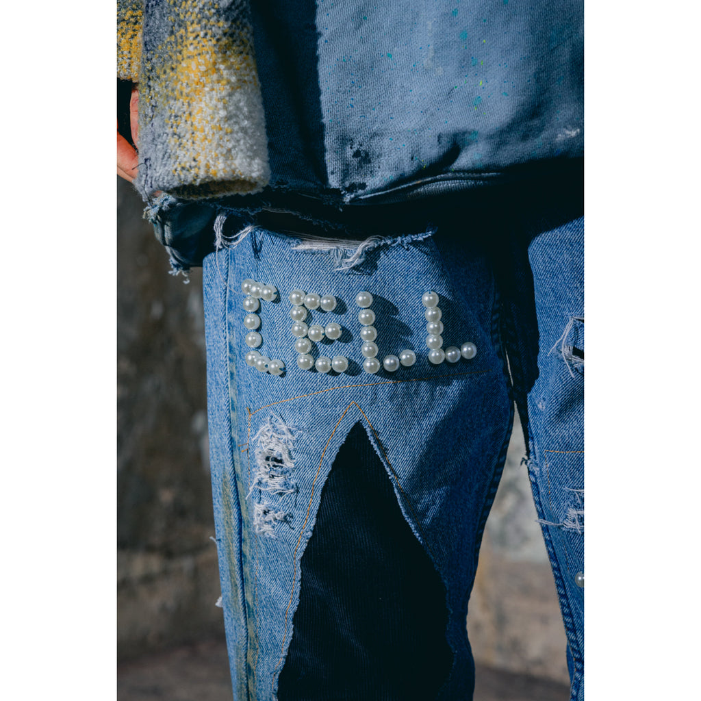 Remade Denim Pants No.31