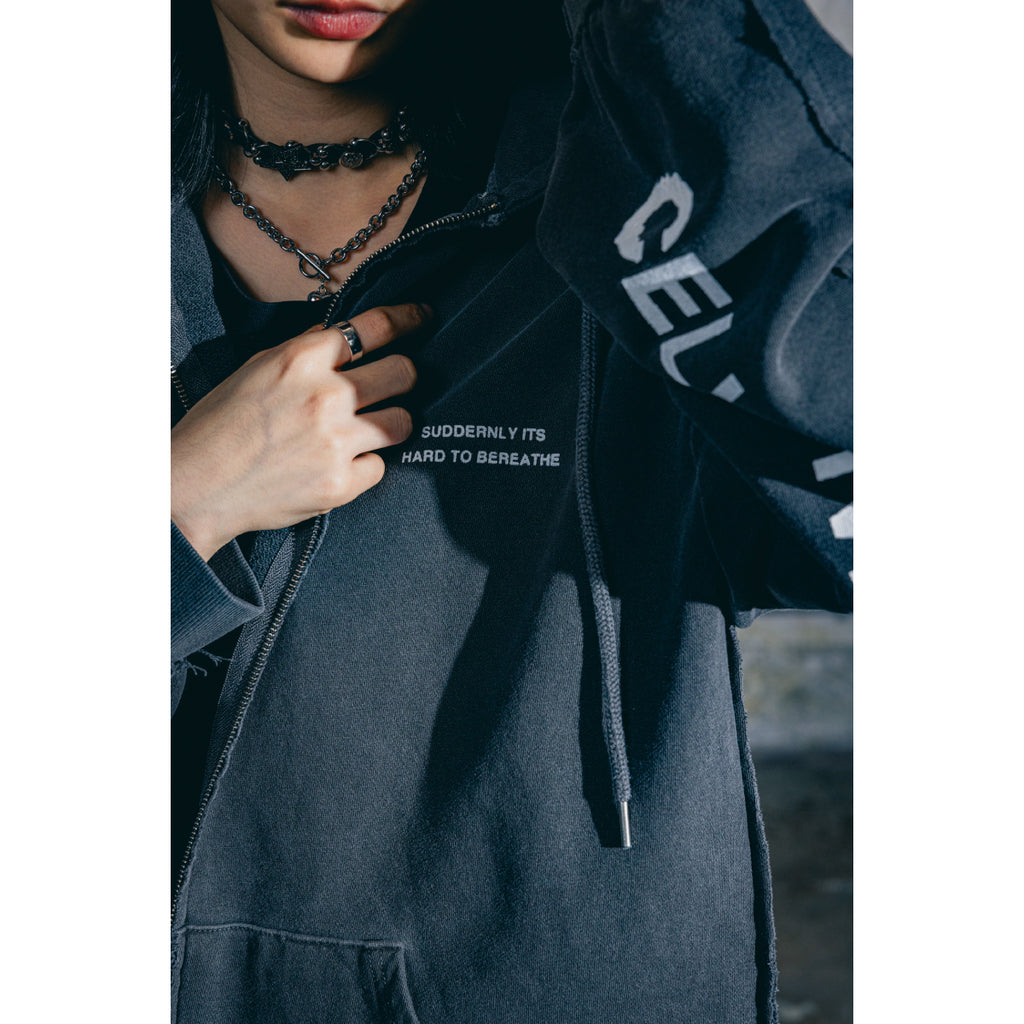 Zip Hoodie / Beige