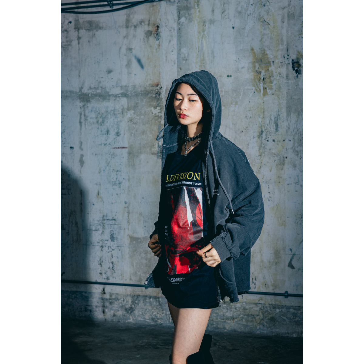 Zip Hoodie / Beige