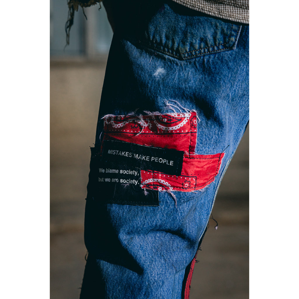 Remade Denim Pants No.13
