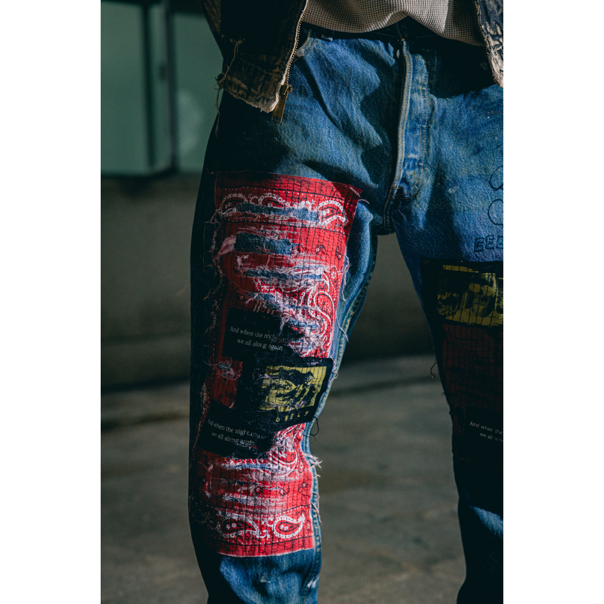 Remade Denim Pants No.13