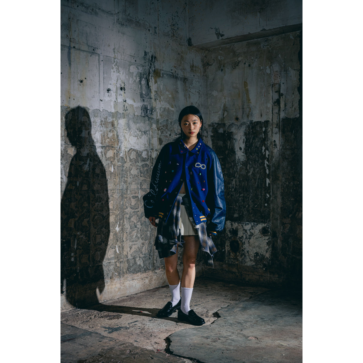 Damaged Check Shirts / Yellow
