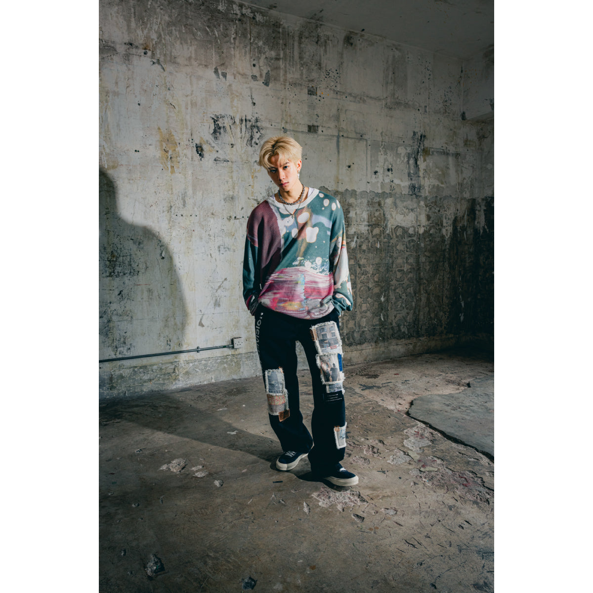 Graphic Knit Pullover